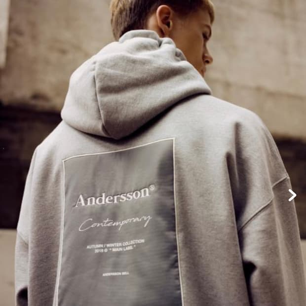 앤더슨벨 후드티 M