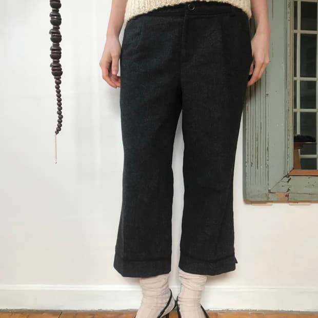 Vintage Wool Capri Pants