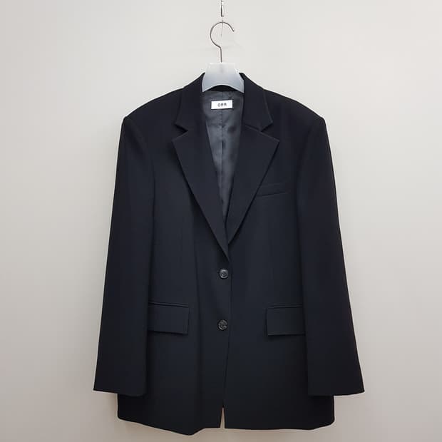 오르 2025 클래식 테일러드 싱글 자켓 XS사이즈