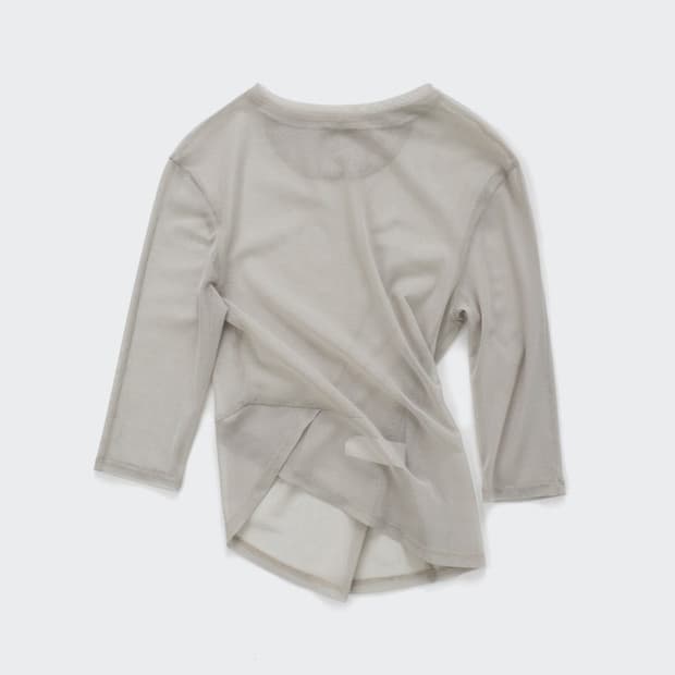 Unbalanced mesh top (sand green) 