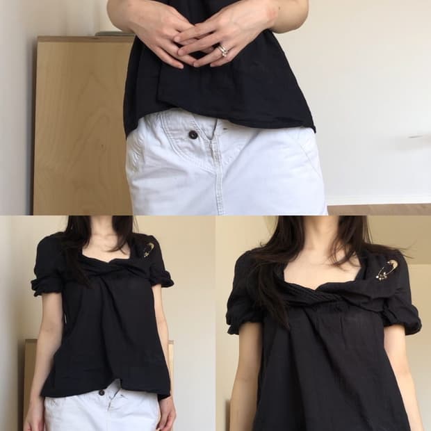 [직수입] 빈티지 esprit 코튼 블라우스 