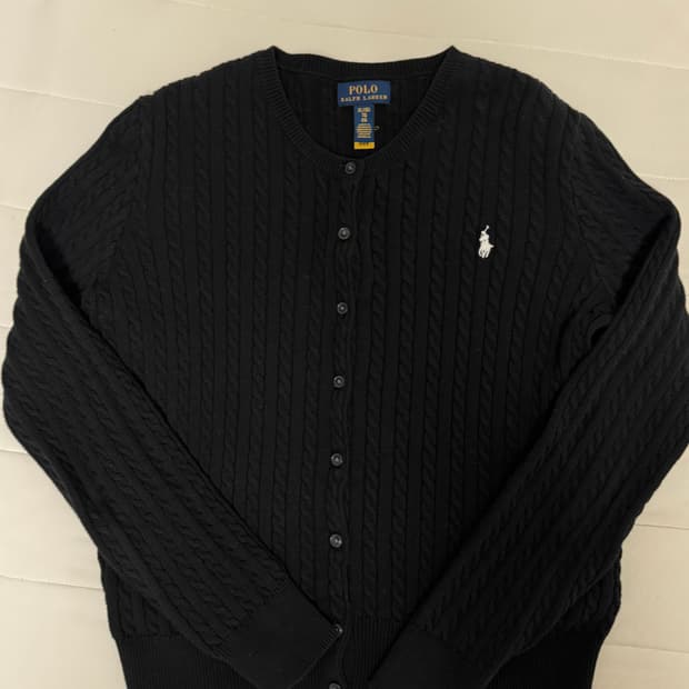 폴로 랄프로렌 신형 큐알택 케이블 가디건