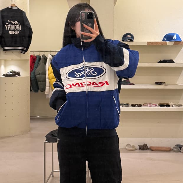 빈티지 포드 빅로고 레이싱 점퍼 U914