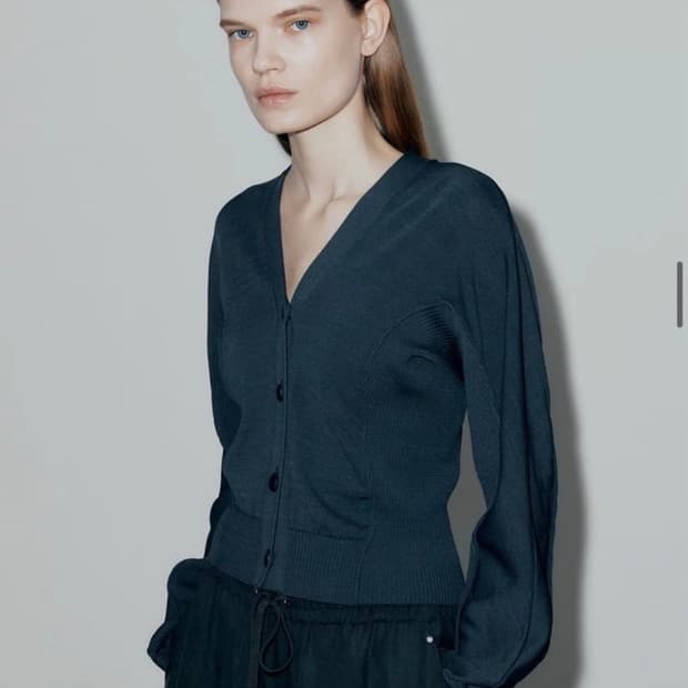 로우클래식 암홀포인트 가디건