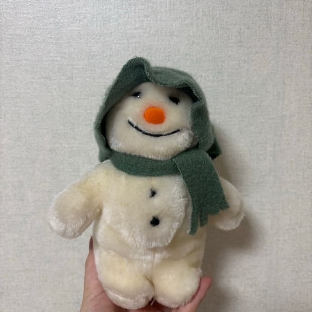 고전 빈티지 눈사람 인형