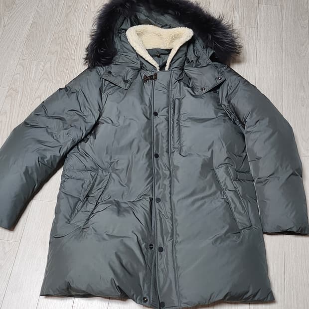 새상품《SIEG 덕다운 패딩점퍼》후드퍼-라쿤 (남녀공용)