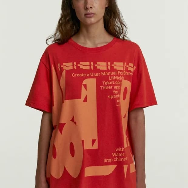 테켓teket ease loop tee red