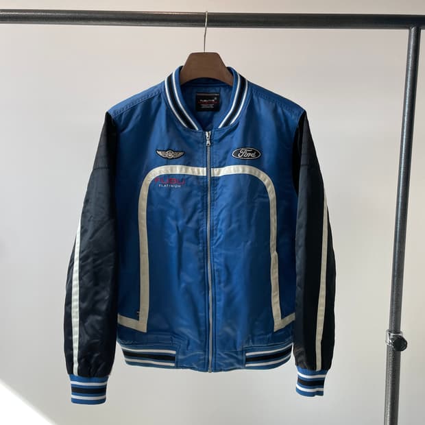 (L) FUBU 후부 레이싱 나일론 점퍼