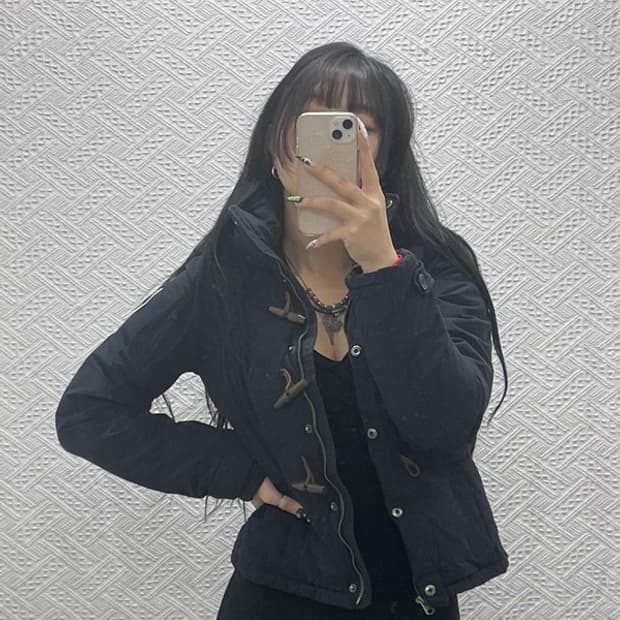 아베크롬비 Y2K 00's 슬림핏 떡볶이 패딩자켓 S C08808