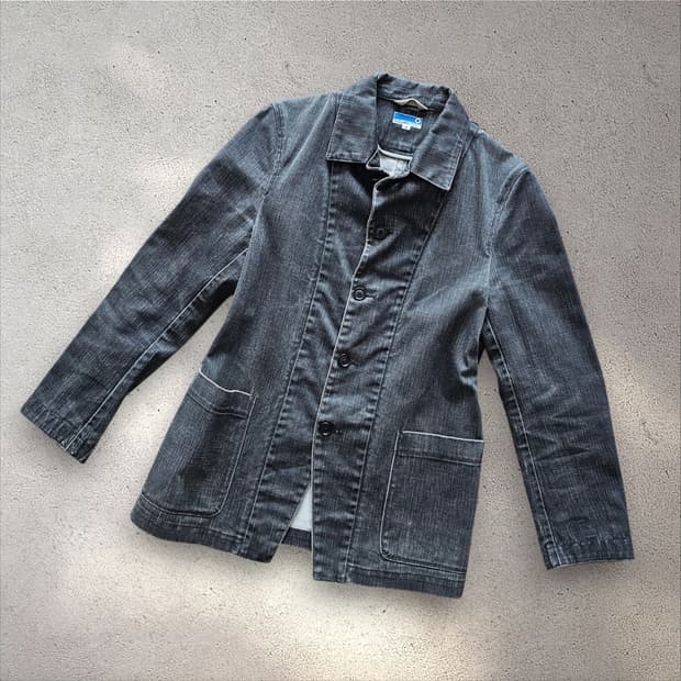 여성 S~M ) 유나이티드 애로우즈 블랙 데님 자켓 간절기 일본제작