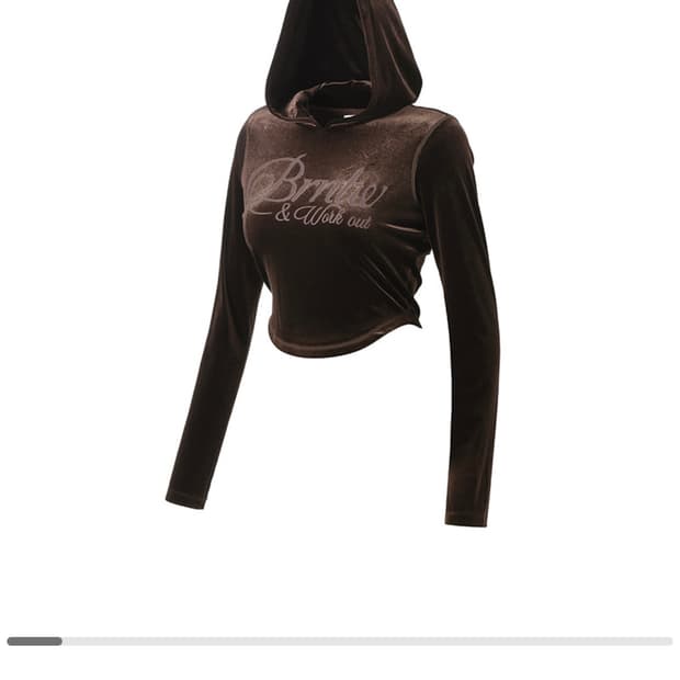 솔로지옥 김민지착용)본투윈 VELOUR SLIM FIT HOODIE세트