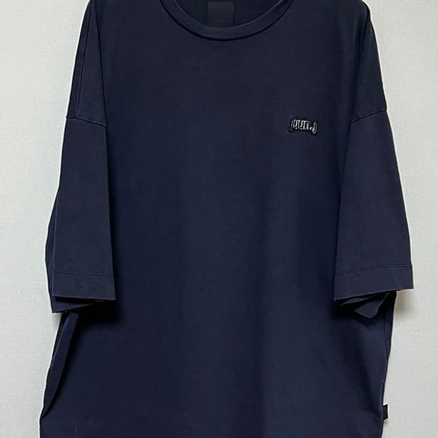 준지 24FW 아카이브 레터링 남자 오버핏 반팔티 XXL 110-115