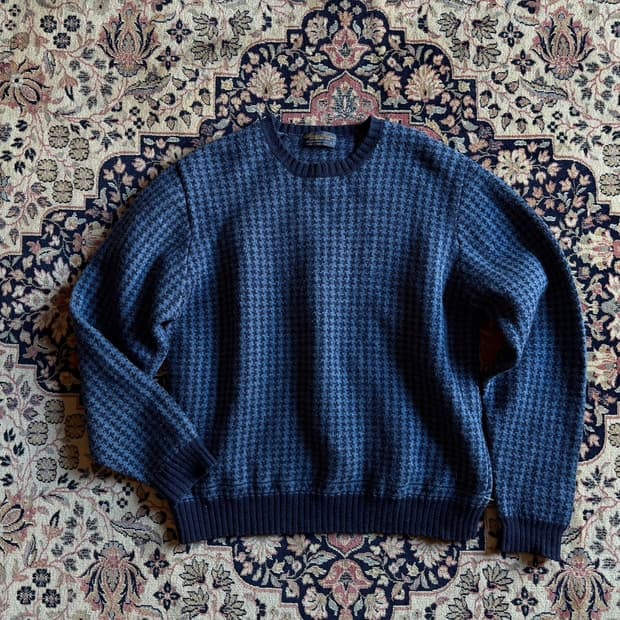 브룩스 브라더스 셔틀랜드울 니트 100