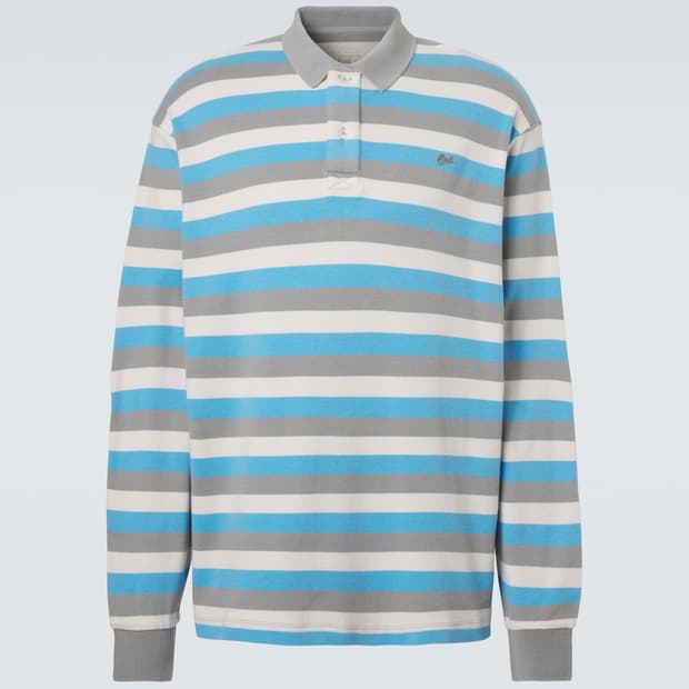 erl 스트라이프 폴로 셔츠 s 아일릿 민주 착용