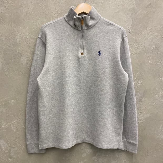 [L] Polo 폴로 랄프로렌 그레이 하프집업 니트