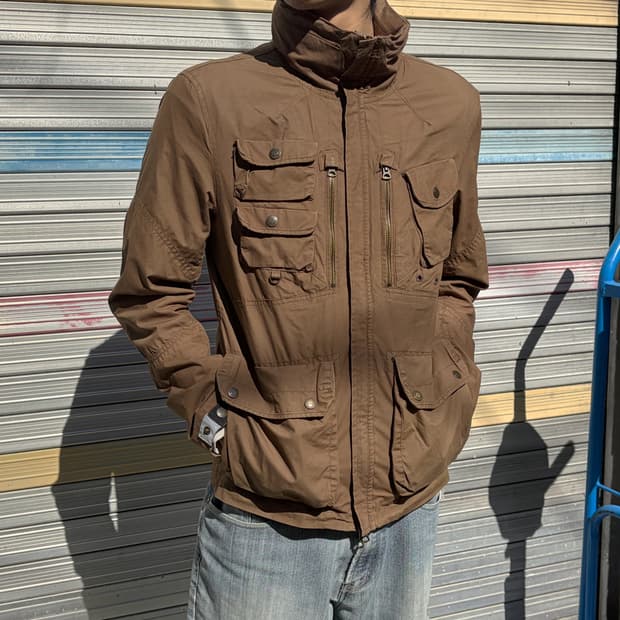 아르마니 익스체인지 테크니컬 필드자켓