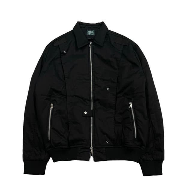 정가 25만원 TCM front facing bomber (black)