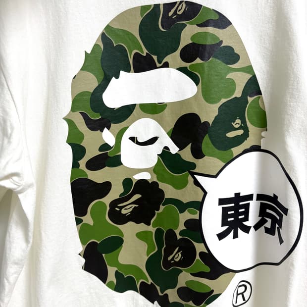 베이프 도쿄 티셔츠 화이트 M