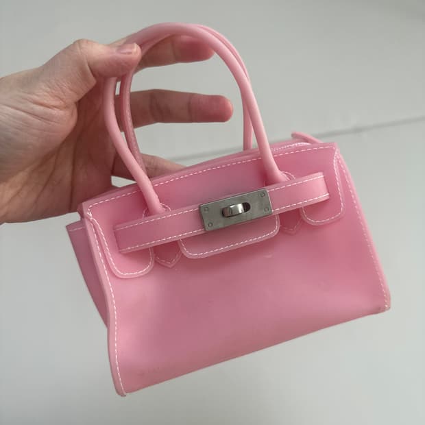 미니 젤리버킨 젤리 버킨 퍼킨 핑크색