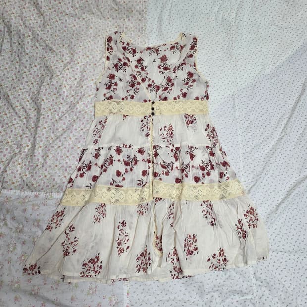 빈티지 레이스 플로럴 모리 페어리 바선생