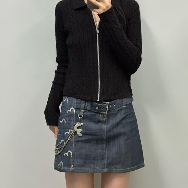 아네스베 프랑스제 가디건 니트집업