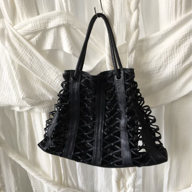 navy shoulder bag