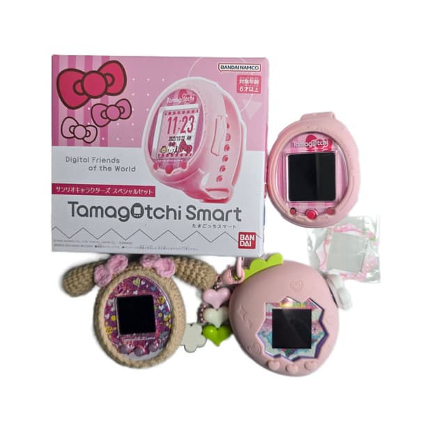 다마고치 3종 세트 산리오 + 썸 메르헨 핑크 +

파라다이스 퍼플