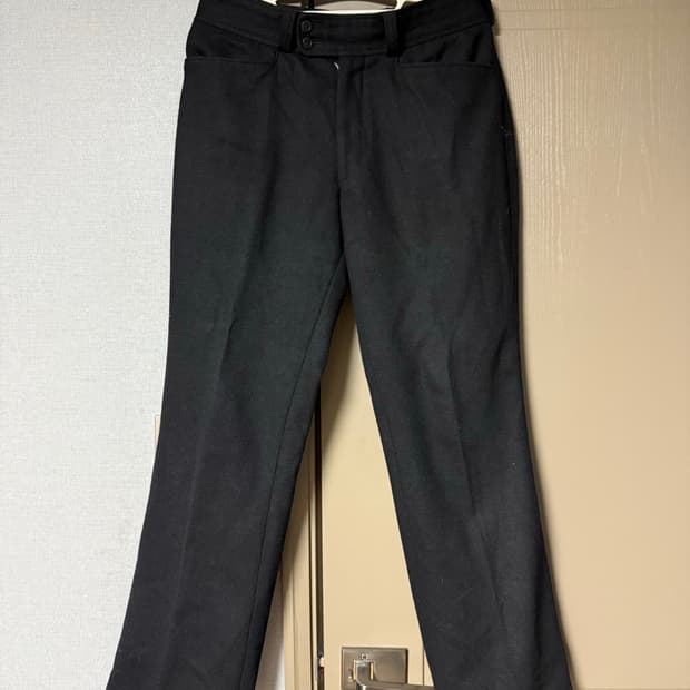 Tornado mart 울 플레어 팬츠