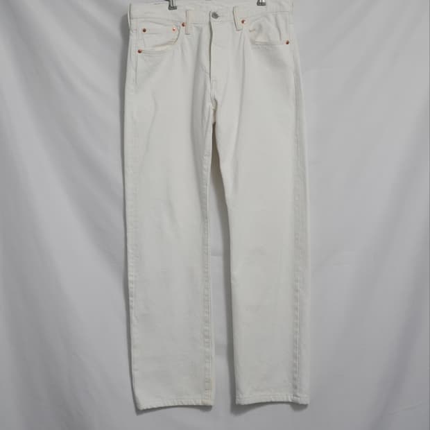 Levi’s 501 White denim W 33 L 32