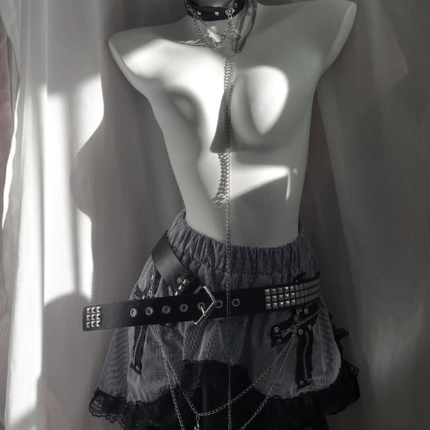 Harajuku punk skirt acdcrag