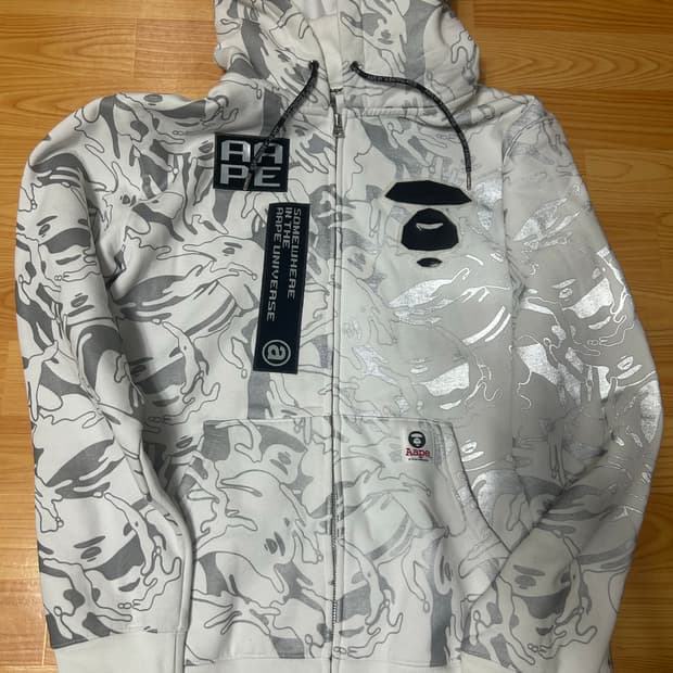 에이프 aape 후드집업
