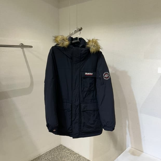 디키즈 후드 퍼 패딩점퍼