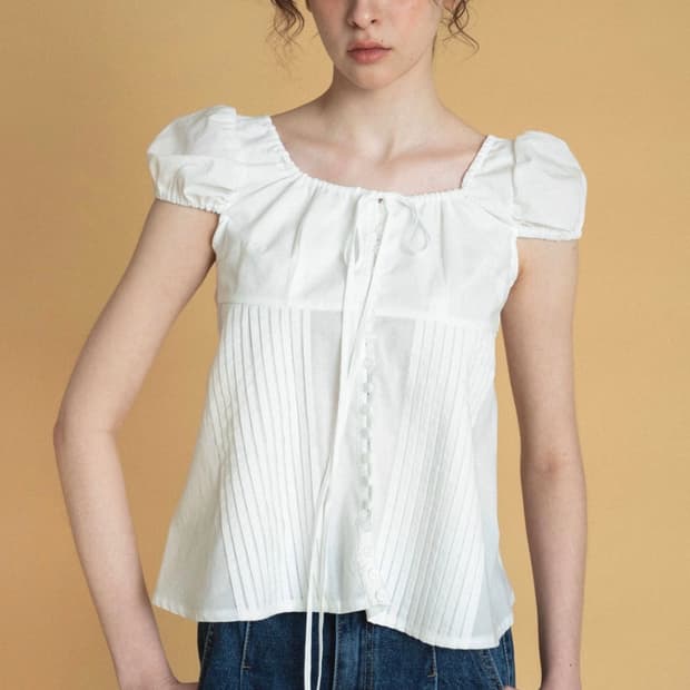 위드아웃썸머- montana blouse ivory