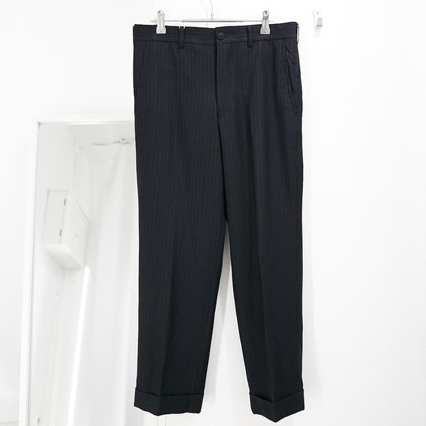 Wool Stripe Trousers