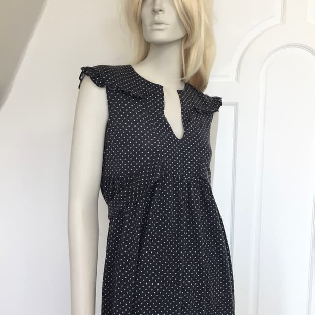 Cute Star Print Sailor Collar Dress