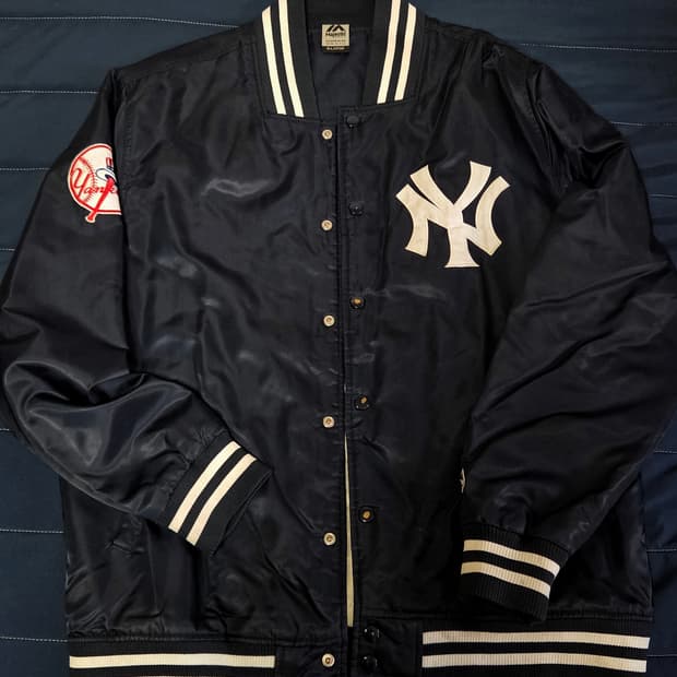 마제스틱 뉴욕 양키스 바시티 자켓 XL