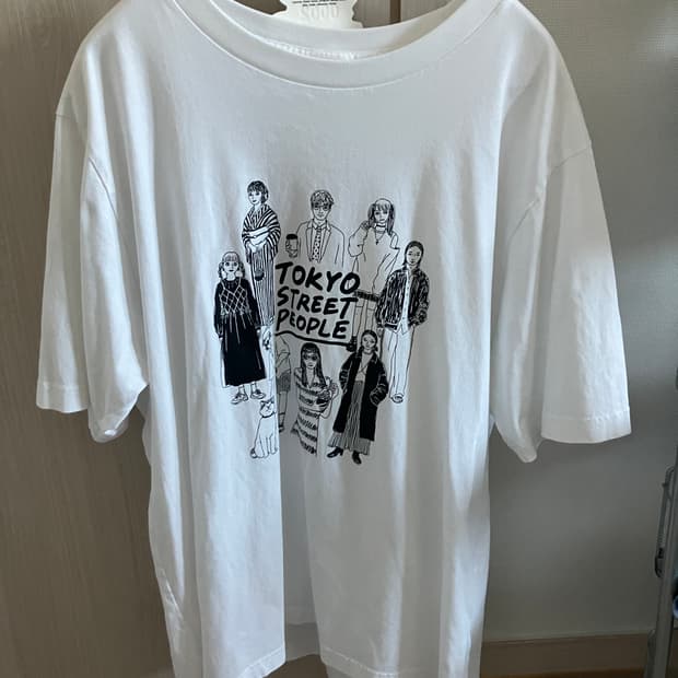 (XL) Gu 도쿄 스트릿 프린팅 티셔츠