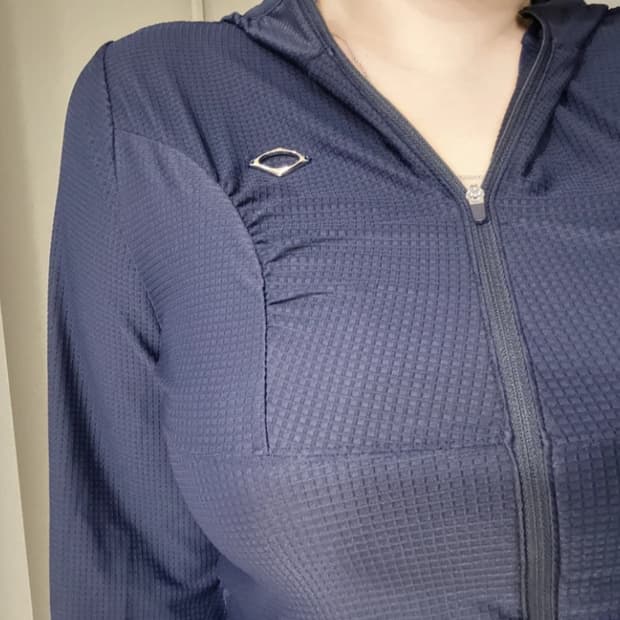 미스치프 후드 와플 집업