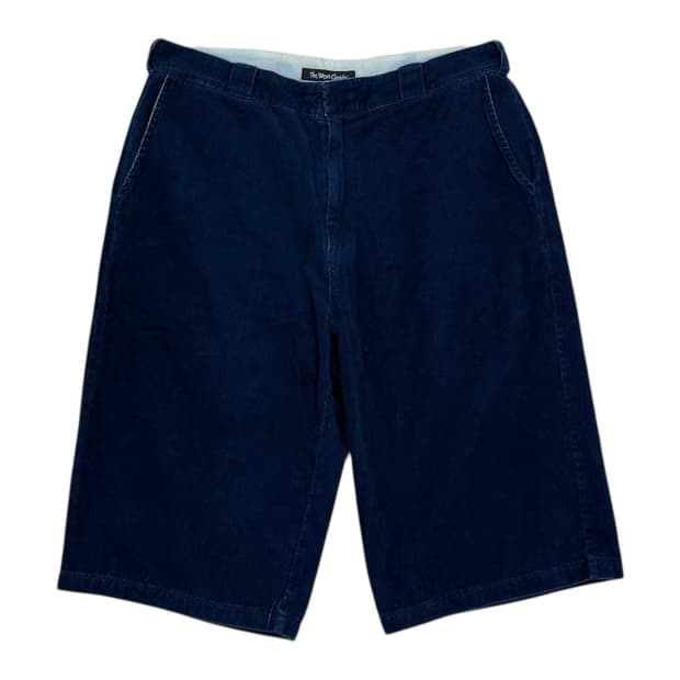 더뤡코즈 인디고 코듀로이 쇼츠 반바지 네이비 2