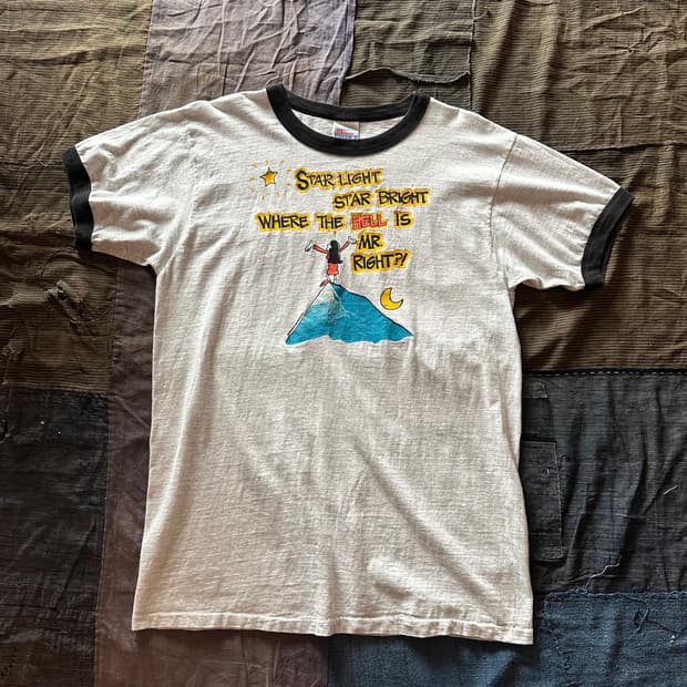 90s USA Vintage Hanes Ringer T Shirt