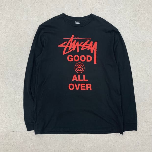 Stussy 스투시 all over 긴팔 슬리브