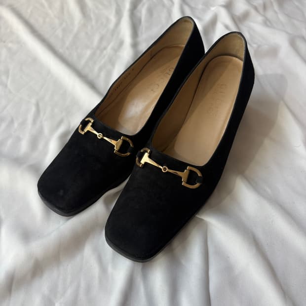 90s Gucci By Tom ford 스퀘어토 홀스빗 로퍼