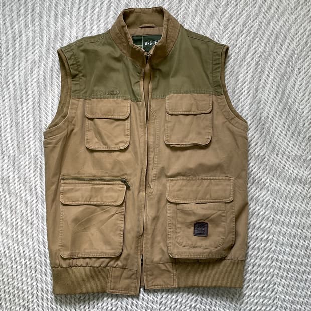AFSJEEP 빈티지 헌팅 베스트 