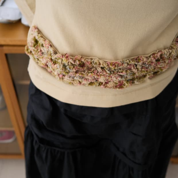 00s jacquard frill top 