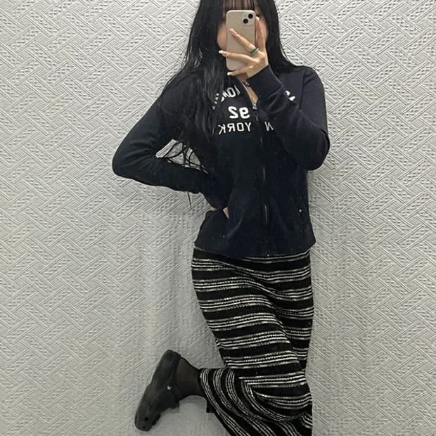 아베크롬비 로고 슬림핏 후드집업 L C06411