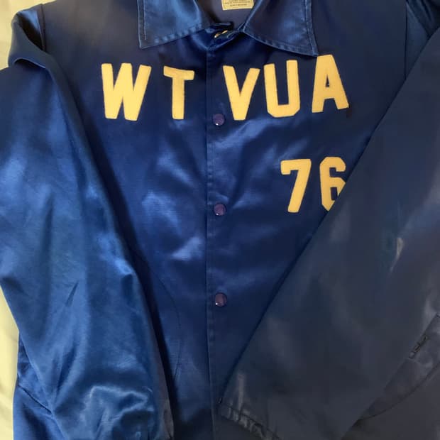 더블탭스 이뱃필드 코치자켓 블루