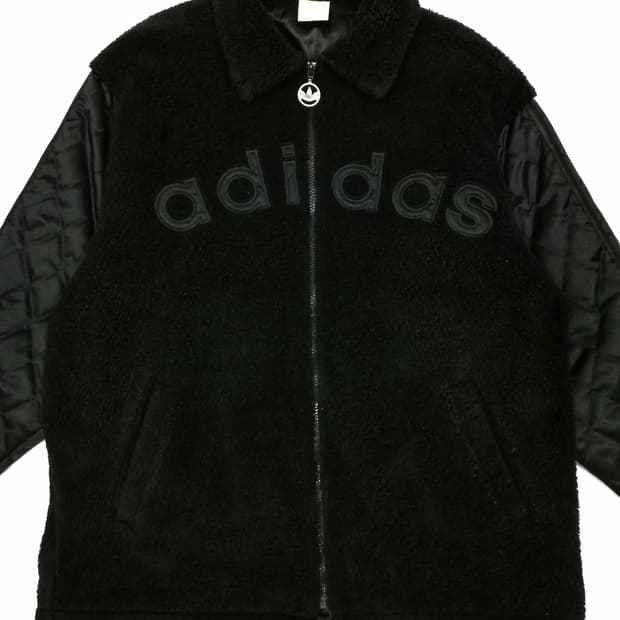 아디디스x데상트 90s 누빔 퀼팅 후리스 빈티지 자켓