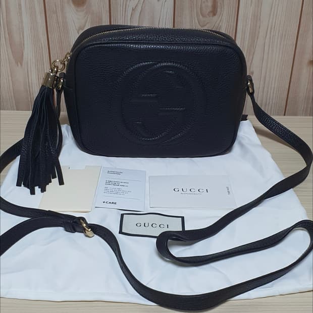 구찌 테슬 디스코 크로스백/카메라백 새상품급 정품(감정서O)