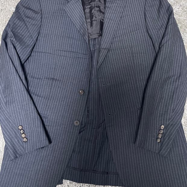 버버리 2버튼 스트라이프 블레이저 사이즈 105