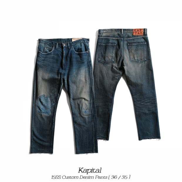 캐피탈 컨트리 15년도 한정 커스텀 데님팬츠 36(34-35)사이즈